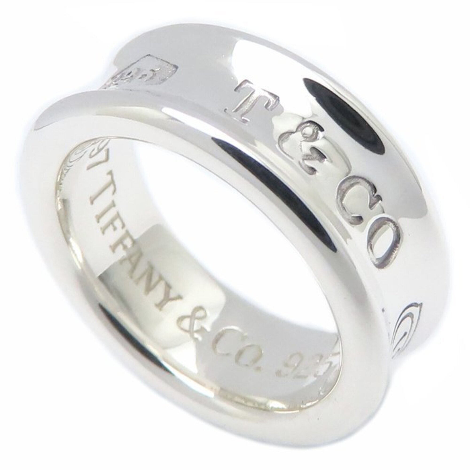 Tiffany&Co. Tiffany 1837 Basic Ring, Sterling Silver (Sv925), Women's, Item N...